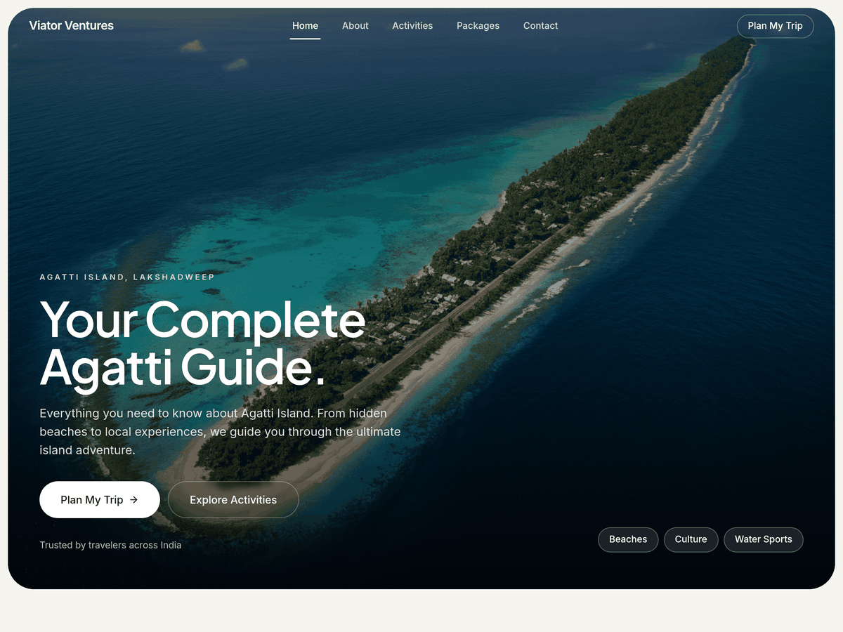 Agathi, website built by Tech Cafe